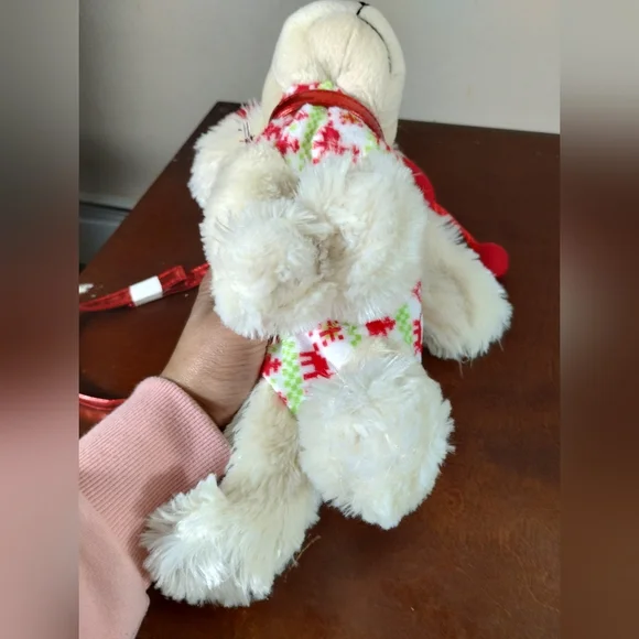 ✓Poochie & Co poodle dog puppy Christmas purse plush bag new without tags - Picture 13 of 15